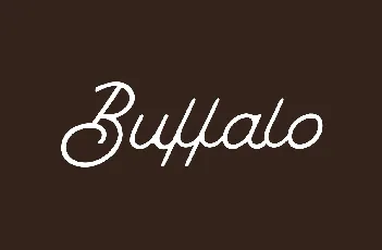 Buffalo font