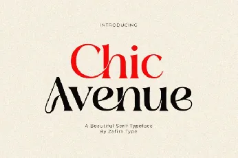 Chic Avenue font