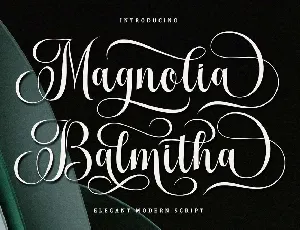 Magnolia Balmitha font