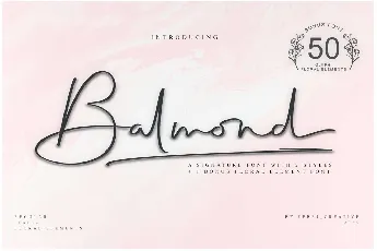 Balmond font