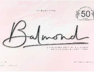 Balmond font