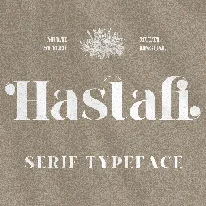 Hastafi PERSONAL USE ONLY font