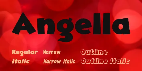 Angella font