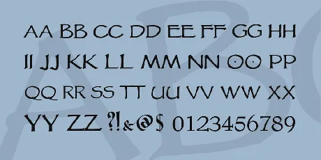 VTC Goblin Hand font