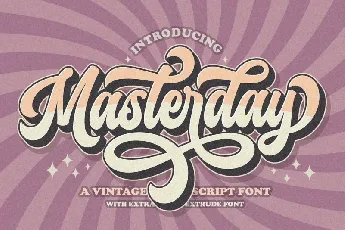 Masterday Typeface font