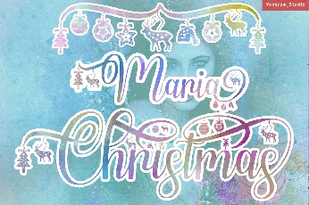 Maria Christmas font