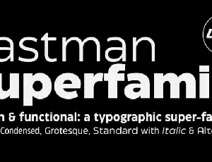 Eastman Grotesque Sans Serif Family font