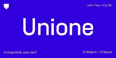 Unione Sans Family font