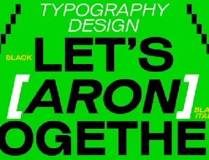 Aron Family font