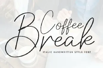 Coffee Break Script Typeface font