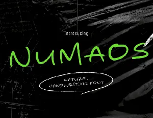 Numaos font