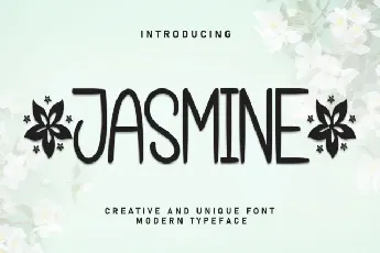 Jasmine Display font