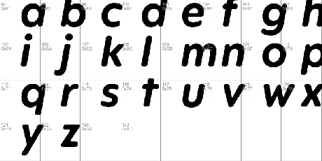 Peak font