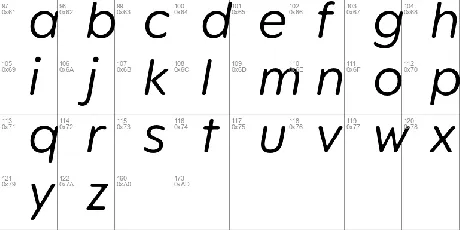 Peak font