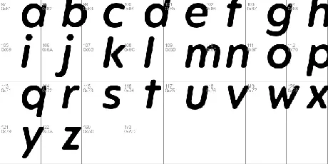 Peak font