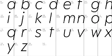 Peak font