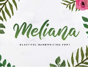 Meliana font