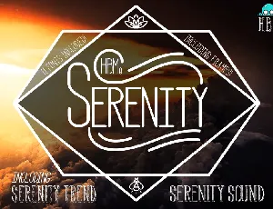 HBM Serenity font