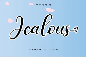 Jealous font