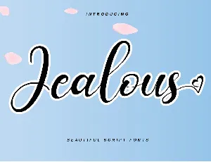 Jealous font