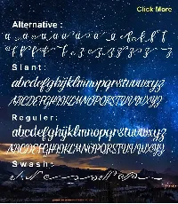 Alpenable Demo font