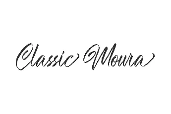 Classic Moura Demo font