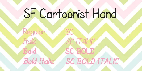 SF Cartoonist Hand font