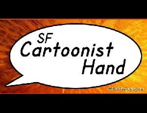 SF Cartoonist Hand font