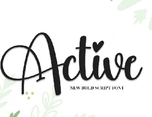 Active Script font