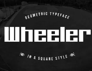 Wheeler font