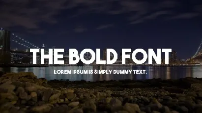 The Bold font