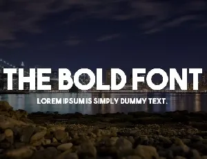 The Bold font