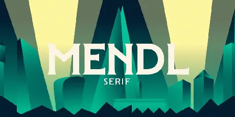 Mendl Serif Family font