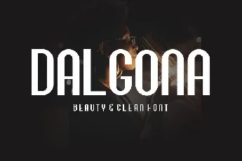 Dalgona font