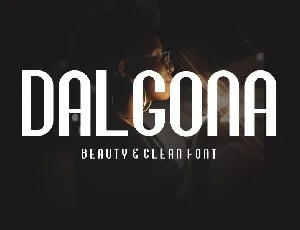 Dalgona font