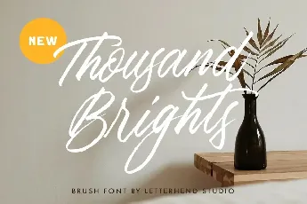 Thousand Brights font