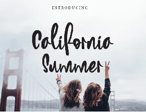 California Summer font