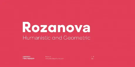 Rozanova font