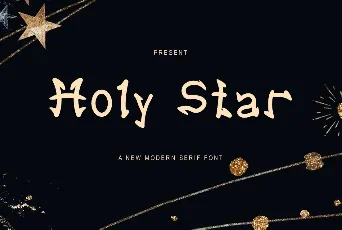 Holy Star font