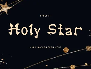 Holy Star font