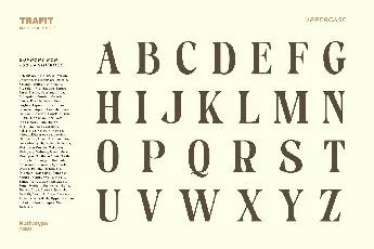 Trafit font