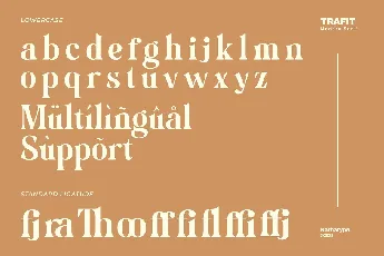 Trafit font