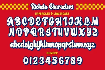 Richeta font