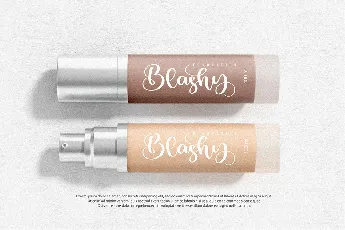 Blushmine font