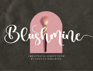 Blushmine font