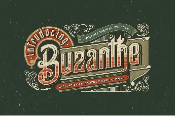 Buzanthe font