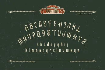 Buzanthe font