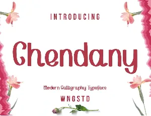 Chendany font