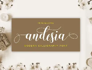 Andesia font