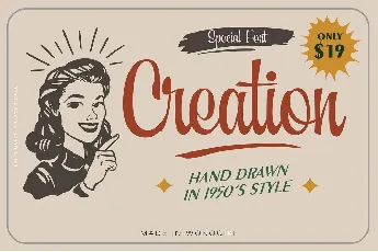 Creation font